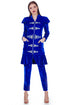 Jacheta catifea cu broderie RM-67